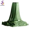 ladies silk scarves green