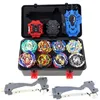 New Beyblade Burst Bey Lâmina Brinquedo Metal Funsion Bayblade Conjunto De Armazenamento Caixa Com Launcher Launcher Plastic Box Brinquedos B145 B149 B150 201217