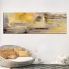 Abstract Yellow Oil Painting on Canvas Posters and Prints Modern Scandinavian Wall Art Picture Bedroom Kids Room Cuadros Decor LJ201128