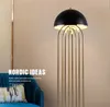 Moderne luxe vloerlampen zwart wit metalen vloerverlichting voor woonkamer slaapkamer keuken decoratie thuis staande lampen