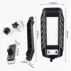 60LED 120COB 180COB Solar Wall Lamp 3 Modes Motion Sensor IP65 Waterproof 180 Degree Rotation with Remote Control