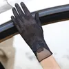 Luxury-2020 Lace Floral Summer Gloves Women Thin Driving Glove High Elastic Fashion Mittens Accessories For Adult