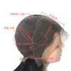 430 Kolorowe peruki ludzkie włosy Preucked Lase Front Human Hair Peruki Ombre Remy Frontal Perging for Black Women5850659