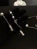 Mode Luxury Designer Smycken Hängsmycke Halsband Headsets Kedja Kvinnor Halsband Mens Neckwear Letter Headset Ornament Hög kvalitet