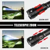 Четырехъядерный светодиодный фонарик с XHP70.2 Lamp Bead Tactical Flashlight Водонепроницаемые 5 режимов освещения увеличиваемые лагеря Hunting Light J220713