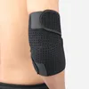 Armbåge knäskydd 1st sportsäkerhetskomprimering arm ärm elastisk stag bandage justerbar tennis absorbera svett stöd skydd280c