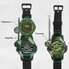 Walkie talkies regarde les jouets pour enfants 7 en 1 camouflage 2 voies radios mini walkie talkie interphone horloge enfants smart toys lj20116619595