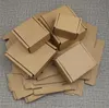 50 stuks Grote Kraftpapier Doos Bruin Kartonnen Sieraden Verpakking Voor Golfkarton Verdikt Papier Post 17Sizes1337g