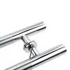 Högklassig rostfritt stål glasdörrhandtag diameter 38 mm borstat/polering badrum dusch/trä dörr armstöd glas hårdvara 201013