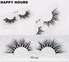 3D Mink cílios Natural Eyelashes Cílios Falso Volume Fluffy Volume Falso Logo Logo Adesivo Faux Faux Mink Handmade Eyelashes 12 estilos