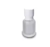 Bottiglie riutilizzabili di crema di vetro smerigliato trasparente da 50 ml Contenitori per bottiglie di detergente per lozione per lozione per becco vuoto Pompa per becco vuoto 50 pezzi SN3324
