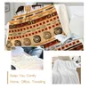Beddingoutlet African Throw Filt Geometric Aztec Bed Filte Southwest Custom Philt Totem Brown Retro Bedding Cobertor 201113