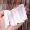 Ciondoli Runyangshi 10pcs Chip di bastoncini di cristallo di selenite naturale Gesso Quarzo bianco Minerali grezzi Campione Punto Heali qylDIQ