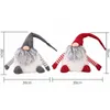 Cartone animato Decorazioni natalizie Bambole Peluche Regali creativi per bambini Babbo Natale Ornamenti 30x30 cm Anno Natale Prodotto 201027