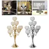 Crystal Candelabra retro-stijl kandelaar Houder voor kaarslicht diner en tafeldecoratie voor evenementen Bruiloft Home Party Decor Senyu574