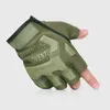 Men's Tactical Gloves Half Finger Army Fighting Combat Mittens Outdoor Anti-slip Carbon Men Fingerless Handschoenen