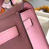 20 cm mini ramiona torebki marki torebka ręcznie robiona jakość skórzana różowa linia woskowa linia woskowa hurtowa cena szybka dostawa hrrty