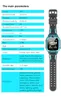 Q19 Kinder-Smartwatch, LBS-Position, Q12-Telefonuhr, Dual-Kamera, SOS-Voice-Chat, Kinderuhr, Geburtstagsgeschenk, Farbe Rot, Blau, Lila