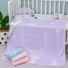 Serviette de bain quatre couches gaze motif Unique enfants sont en gros par nouveau-né bébé serviette de bain absorbante en Fiber de bambou