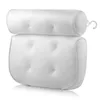 スパバスの枕吸引カップの首と背中のサポートヘッドレストの枕が家のホット浴槽のバスルームのクッションアクセサリー