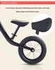 دفع الدراجة التوازن دراجة الكربون الاطفال التوازن دراجة ل 2 ~ 6 سنوات من العمر الأطفال كاملة دراجة للأطفال دراجة الكربون