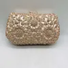 2020 mais novo cristal de diamantes cadeia de festa de casamento strass noite de embreagem Bolsas Feminino baile bolsa de noiva ombro Bag Q1117