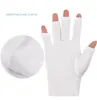 1 Pair Nail Art Anti UV Gloves Heat Insulation Phototherapy Leaky Nail UV Protection Gloves Manicure Tools