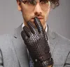 Fashion Gloves For Men New High-end Weave Genuine Leathersolid Wrist Sheepskin Glove Man sqcqKp dh2010258n