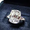 Diamant de mariage pour les femmes anillos Topaze blanche Bague péridot Gemstone Bizuteria 14K Bague en or Bijoux Y200321