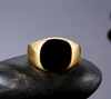 Pierścienie sprzedające klasyczne mężczyzn Pierścień palców 18K Gold Splated Biżuter