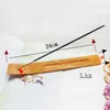 Natural Wooden Incense Stick Holder Fragrance Lamps Ash Catcher Burner Holders Home Decoration Censer Tool Pine Wood Tray