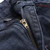 Jeans pour hommes hommes étirement trou de la marque cool de la marque plus taille plus taille 28-42 hip-hop rayé mince