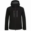 new Men HELLY Jacket Winter Hooded Softshell for Windproof and Waterproof Soft Coat Shell Jacket HANSEN Jackets Coats 1837 BLACK9235525