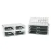 Cas de maquillage en acrylique Boîte de contenant des organismes de bijoux cosmétiques W Multi-tiroirs9454732