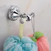 AUSWIND Oyma Banyo Havlu Bar 30/40/50 / 60 cm Gümüş Tuvalet Kağıdı Tutucu Ayna Kaplama Yüzey Bitirme Banyo Donanım Seti LJ201204