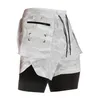 Menshorts fitness byxor stretch fitness gymträning shorts mode nya ankomstbyxor asiatisk storlek m-3xl