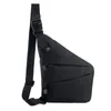 Moda de viaje de negocios antirrobo hombro Crossbody Hombres Fino seguridad digital almacenamiento pecho paquete bolsa Y201224