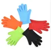 Oven Silicone Gloves Microwave Oven Mitts Slip-resistant Heat Resistance Bakeware Kitchen Cooking Grill BBQ Tools ZYY205