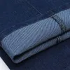 Arrivée Stretch Jeans pour hommes Printemps Automne Mâle Casual Haute Qualité Coton Regular Fit Denim Pantalon Bleu Foncé Baggy Pantalon 201128