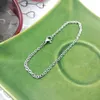 316L Acier inoxydable Silver Tone Femme Lady Girl Chain Bracelet Anket