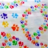 Serviette de bain animal de compagnie chien chat couverture coussin Chien patte étoile couvertures d'impression Chien coussin de bain maison produits pour animaux de compagnie volonté et cadeau de sable