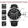 Mode Heren Horloges Topmerk Luxe Business Horloge Man Sport Quartz Chronograaf Waterdicht Polshorloge Mannelijke Reloj Hombre