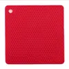 Square Silicone Trivets for Hot Pots Pans Place Mat Non Slip Countertop Mats Dinner Drying Pad Jar Opener and Spoon Rests Kitchen Tools