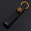 Bee Leather Metal Luxury KeyChain Auto Car Midjan Keychains Black Red Leather Bee Luxury Keyrings Key Chain Keyholder14039614