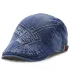 Bérets casquettes béret pour hommes coton français chapeau décontracté visière plate Boina Hombre rétro Spaper Casquette Casquette