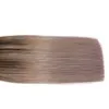 Balayage Tape dans les extensions de cheveux humains Ash Blonde couleur Seamless Ombre Tape ins extension 100g / 40pcs