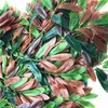 Faux Olive Tree Flower Branch Flower Jedwabny czerwony kolor łodygi liści na wesele dekoracyjne rośliny sztuczne