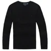 mens sweater crew neck mile wile polo mens classic sweates knit cotton winter womens Bottomed sweatshirts pullover