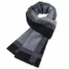 sciarpa scozzese invernale da uomo calda scialle di cachemire da donna sciarpe sciarpe casual con nappe sciarpa da uomo d'affari pashmina