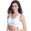 7 farben Frauen Yoga Sport Bh Fitness Lauf Weste schlaf Unterwäsche Gepolsterte Crop Tops Unterwäsche Keine Wirerim Weibliche gym top bhs T200601